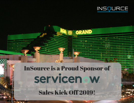 InSource is a proud sponser of ServiceNow