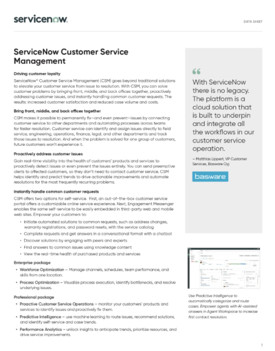 Insource’s ServiceNow CSM