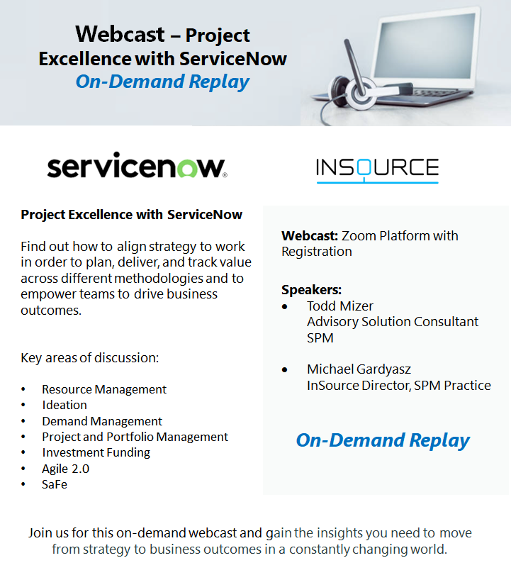 Project Excellent with ServiceNow